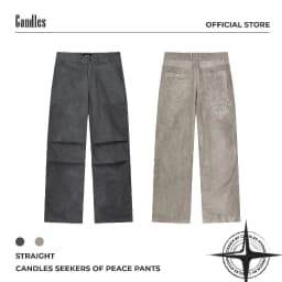 Thumbnail Quần Gió Candles Seekers of Peace Straight Unisex 1