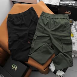 Thumbnail Quần gió Nam túi hộp Heboz 2M, quần dài nam lưng thun chất vải dù - 00002667 1