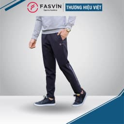 Thumbnail Quần Gió Thể Thao Nam FASVIN vải đẹp ống suông có khóa túi tiện dụng đi chơi hay mặc nhà DC20423.HN 1