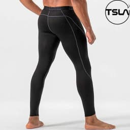 Thumbnail Quần giữ nhiệt nam LÓT LÔNG legging nhẹ thoáng khí siêu ấm co giãn tập thể thao mùa đông DET1023 3