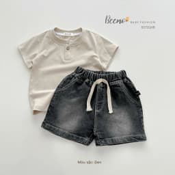 Thumbnail Quần jean co giãn cho bé trai Beemo Chất liệu vải jeans co giãn, mềm mại, thoáng khí B606 4