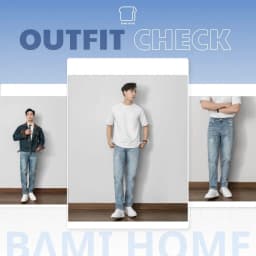 Thumbnail Quần jean nam BAMI HOME chất liệu jean cotton co giãn tốt form skinny QJ06 3