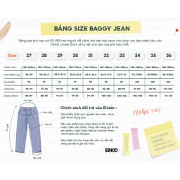 Thumbnail Quần jean nam ELNIDO ống rộng chất vải jean co giãn nhẹ cao cấp không nhăn xù dáng baggy Hàn Quốc EDQJ-01 2