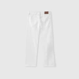 Thumbnail Quần jean nam ROWAY, vải denim cotton, form suông | Jean suông trắng 2
