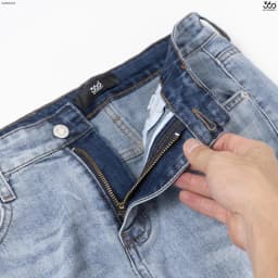 Thumbnail Quần Jean Nam Slimfit Màu Xanh Denim Quần Bò Chất Liệu Cao Cấp - QJDOL324 4