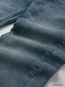 Thumbnail Quần Jean Nam Xanh Nhạt Trơn DENIMST VN250302, Form Slim Fit 3