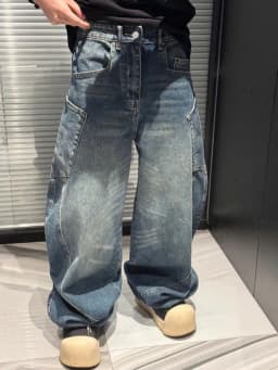 Thumbnail Quần Jean Ống Cong NEWSEVEN Form Rộng Unisex Nam Nữ QD.436 3