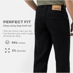 Thumbnail Quần Jeans Basics dáng Regular Straight Coolmate 2