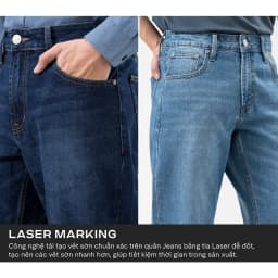 Thumbnail Quần Jeans Basics dáng Regular Straight Coolmate 4
