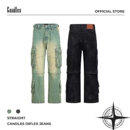 Thumbnail Quần Jeans Candles Diflex Straight Unisex 1