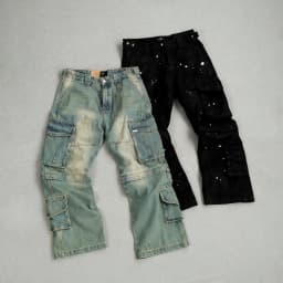 Thumbnail Quần Jeans Candles Diflex Straight Unisex 2