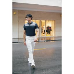 Thumbnail Quần jeans chất liệu vải kaki vân chéo 360 Boutique form slim trẻ trung co giãn hạn chế bai xù - QJDTK504 1