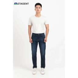 Thumbnail Quần jeans nam dáng Regular Metagent MS 25E3826 1