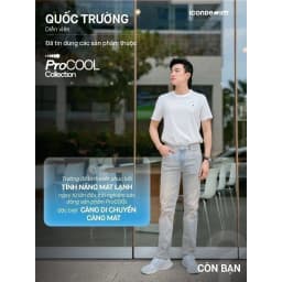 Thumbnail Quần jeans nam PROCOOL ICONDENIM, quần bò form slimfit ôm vừa vặn, công nghệ vải Coolmax mát lạnh, mềm mịn, thoải mái 2