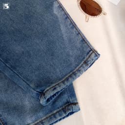 Thumbnail Quần Jeans nữ Twentyfive dáng badgy, cạp may bo, có 2 cúc trước cạp 6450 4