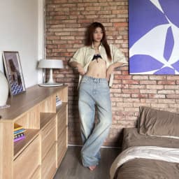 Thumbnail Quần Jeans Oh Wonder Studio Le Voyage Blue Sand 4