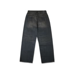 Thumbnail Quần Jeans Ống Rộng DAPPERANDMORE Wide-Leg Washed Denim Pants - Xanh Đậm 2
