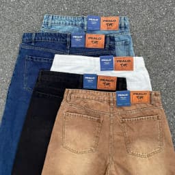 Thumbnail Quần Jeans PEALO form Straight Fit chất liệu cao cấp 3