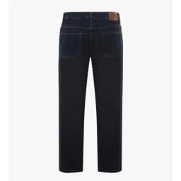 Thumbnail Quần Jeans Xanh Đậm Wash Cát Form Straight 4MEN QJ095 Menswear Pants 1