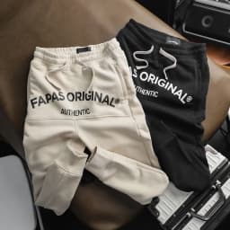 Thumbnail Quần Jogger Fapas Jordin Phom Regular Chất Vải Cá Sấu Chống Nhăn Cao Cấp 1