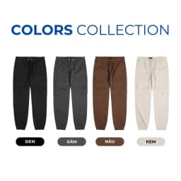 Thumbnail Quần Jogger Kaki AKUBA form Slimfit chất liệu Kaki dày dặn bền màu kiểu dáng năng động | 01R0658 4