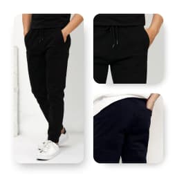 Thumbnail Quần Jogger Kaki AKUBA form Slimfit vải kaki cao cấp dày dặn bền màu thiết kế trẻ trung | 01H927 2