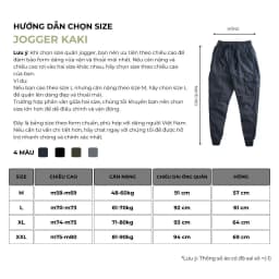 Thumbnail Quần Jogger Kaki Túi Hộp Nam MK CLEVER, vải Kaki co giãn lên form chuẩn đẹp, dáng jogger túi hộp khỏe khoắn, nam tính 2