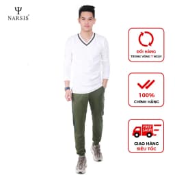 Thumbnail Quần Jogger Nam Narsis, Chất Liệu Mềm Mịn, Co Giãn Tốt, Phong Cách Thể Thao, Năng Động 4
