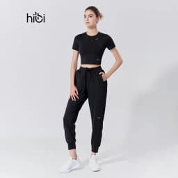 Thumbnail Quần Jogger Tập Yoga Gym Hibi Sports QD319, Kiểu Jogger Có Túi Phối 2 Bên 3
