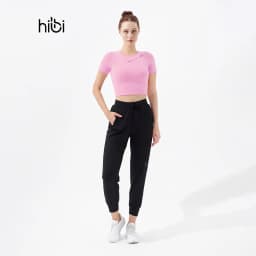 Thumbnail Quần Jogger Tập Yoga Gym Hibi Sports QD319, Kiểu Jogger Có Túi Phối 2 Bên 4