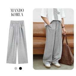 Thumbnail Quần Jogger Thể Thao Nam MANDO Ống Rộng Unisex Chất Nỉ Chéo Phong Cách Thời Trang Hàn Quốc - JOG010 1