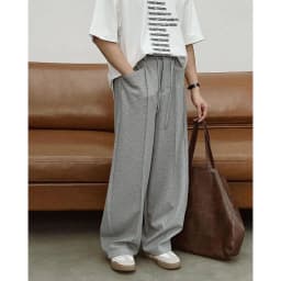 Thumbnail Quần Jogger Thể Thao Nam MANDO Ống Rộng Unisex Chất Nỉ Chéo Phong Cách Thời Trang Hàn Quốc - JOG010 2