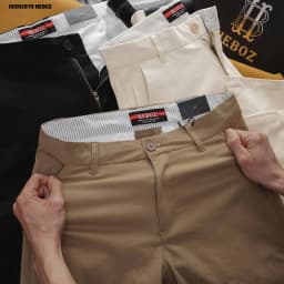 Thumbnail Quần kaki basic nhấn túi Heboz 3M, quần dài nam chất vải co giãn - 00001979 4