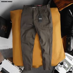 Thumbnail Quần kaki basic túi nhỏ Heboz 3M, quần dài nam chất vải co giãn  - 00001963 2