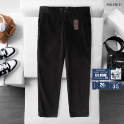 Thumbnail Quần Kaki Bigsize Nam 80-140kg AKYOO Chất Liệu Cotton Co Giãn - KAKI DEN 01 2