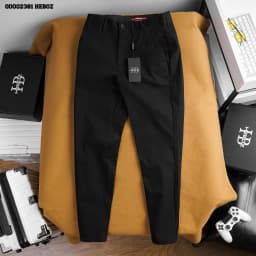 Thumbnail Quần kaki cạp chun ẩn new ss Heboz 3M, quần dài nam trơn form slimfit - 00002381 2