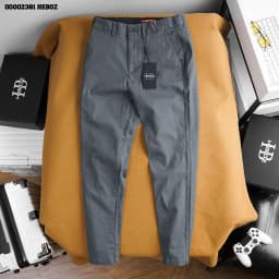Thumbnail Quần kaki cạp chun ẩn new ss Heboz 3M, quần dài nam trơn form slimfit - 00002381 3