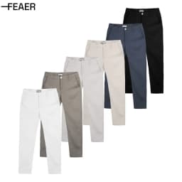 Thumbnail Quần kaki dài Basic Slimfit V2 kết hợp Sizetab co giãn, trẻ trung, thanh lịch - FEAER 2
