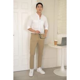 Thumbnail Quần Kaki Dài Nam Cao Cấp Beige Kaki Chinos 2.0 BY COTTON 4