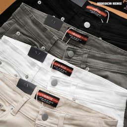 Thumbnail Quần kaki jean dài trơn dành cho nam Heboz chuẩn form slim 4M - 00002638 2