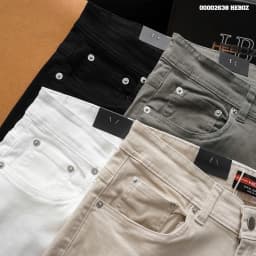 Thumbnail Quần kaki jean dài trơn dành cho nam Heboz chuẩn form slim 4M - 00002638 3