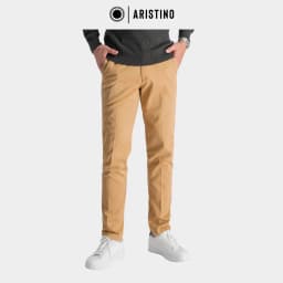 Thumbnail Quần kaki nam ARISTINO phom suông nhẹ ôm vừa cơ thể, chất liệu cao cấp thanh lịch, chỉn chu - AKKR0108 1