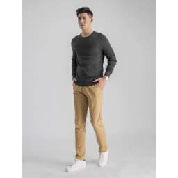 Thumbnail Quần kaki nam ARISTINO phom suông nhẹ ôm vừa cơ thể, chất liệu cao cấp thanh lịch, chỉn chu - AKKR0108 3