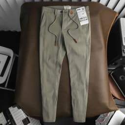 Thumbnail Quần Kaki Nam Chất Vải Kaki Basic Logo Thêu Tinh Tế Timo FAPAS 3