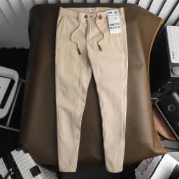 Thumbnail Quần Kaki Nam Chất Vải Kaki Basic Logo Thêu Tinh Tế Timo FAPAS 4
