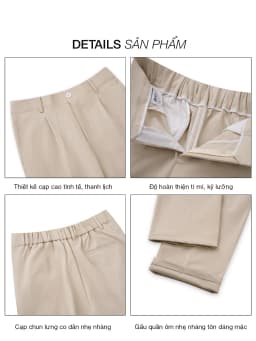 Thumbnail Quần kaki nam JBAGY dáng baggy, co giãn cạp chun ẩn tinh tế - JD0103 3