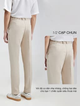 Thumbnail Quần kaki nam JBAGY dáng baggy, co giãn cạp chun ẩn tinh tế - JD0103 4