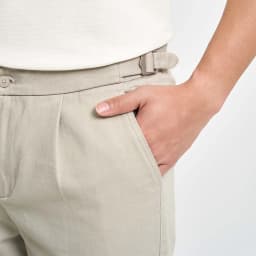 Thumbnail Quần Kaki Nam KRIK Form Baggy Thanh Lịch Tối Giản Thiết Kế Tăng Đơ Tùy Chỉnh Linh Hoạt QK6543 4
