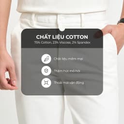 Thumbnail Quần Kaki Nam KRIK Form Slim Fit Trẻ Trung Chất Vải Thoáng Mát Tôn Dáng Tự Nhiên QK6541 2
