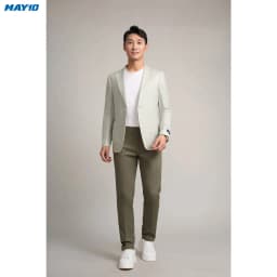 Thumbnail Quần kaki nam May 10 không ly mã 020124264KL 3KD 1